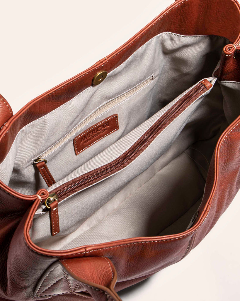 Lexington Satchel Brandy - Interior