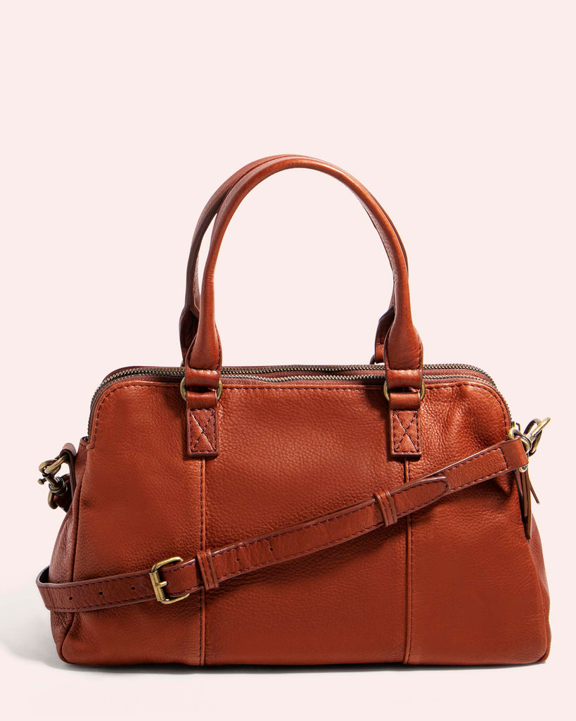 Quincy Satchel Cashew - Back