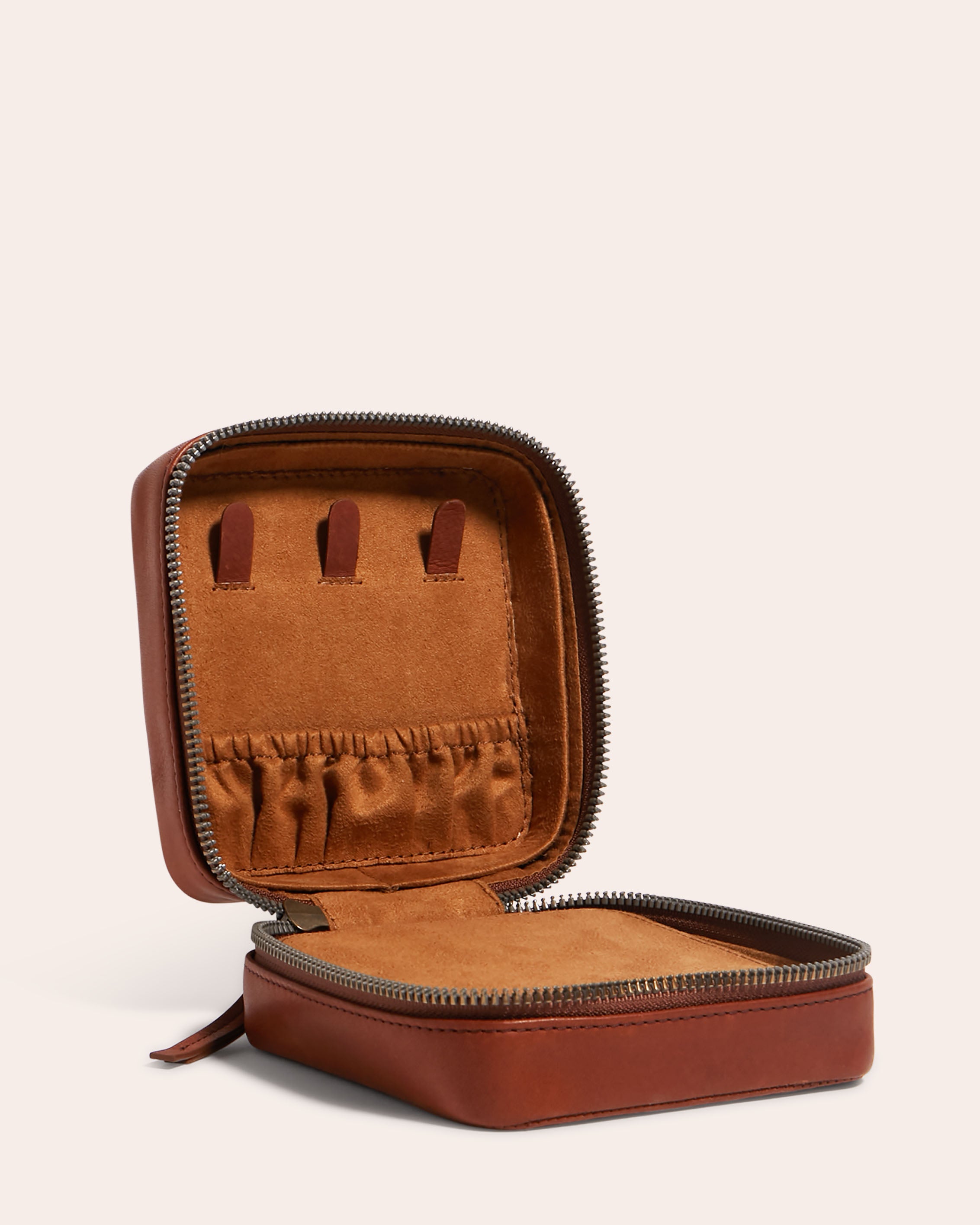 Jewelry Box - Cognac Stromboli Leather