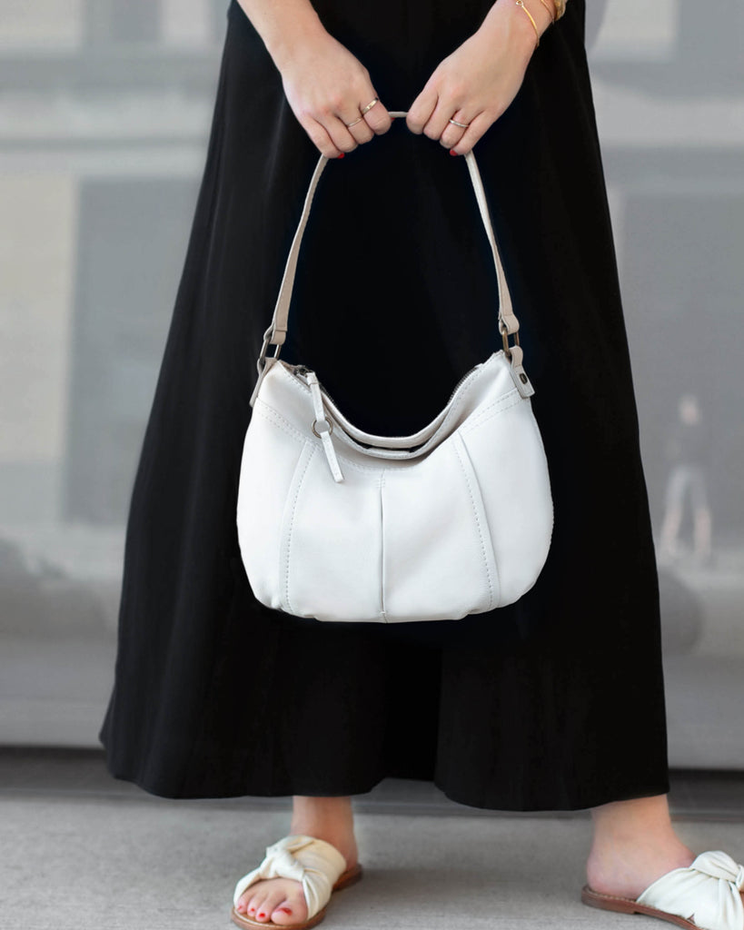 Vienna Double Entry Hobo - pale yellow lifestyle