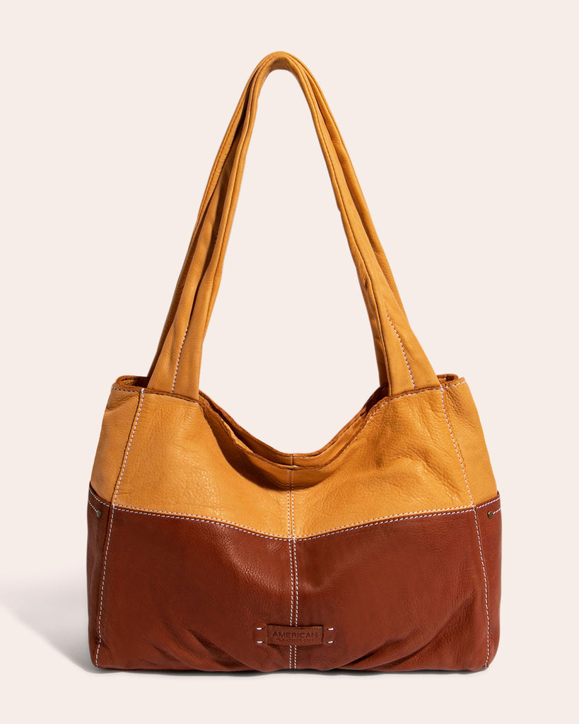 American Leather Co. Virginia Shopper Apricot - front