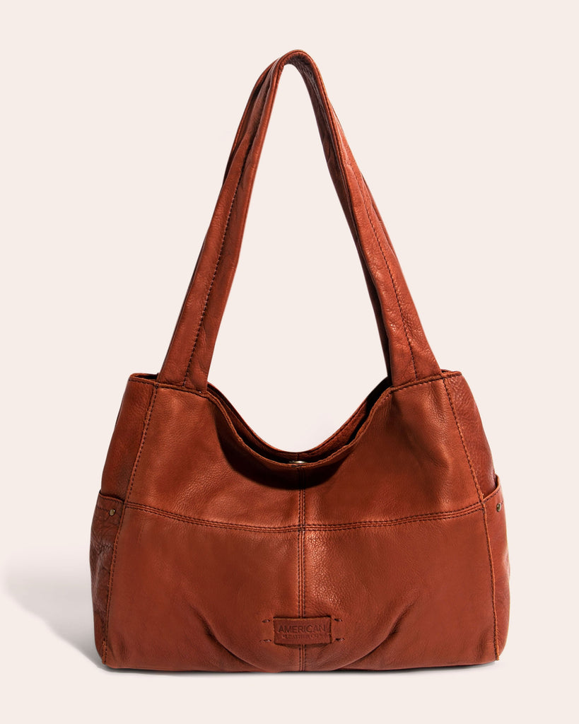American Leather Co. Virginia Shopper Brandy - front