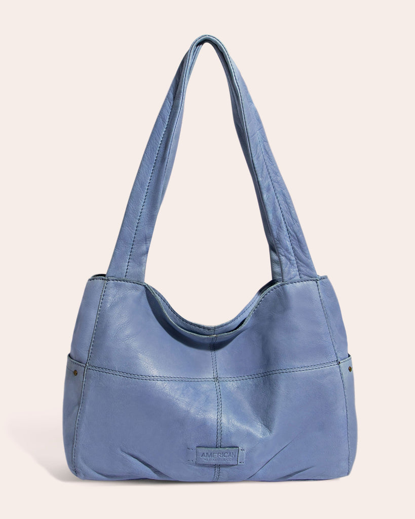 American Leather Co. Virginia Shopper True Blue - front